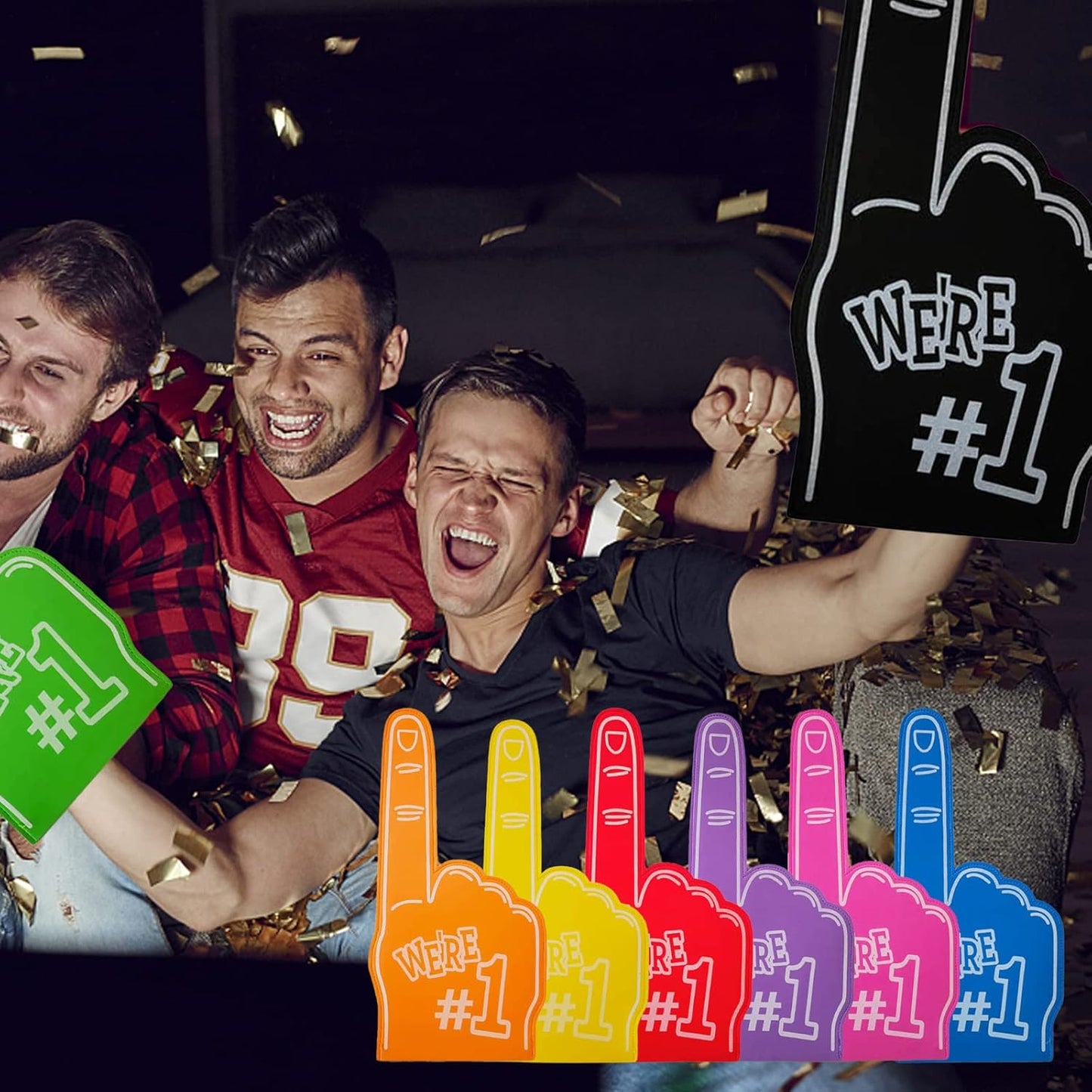 Giant Foam Fingers, We're Number 1