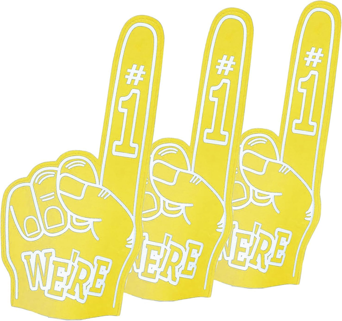 Giant Foam Fingers, We're Number 1