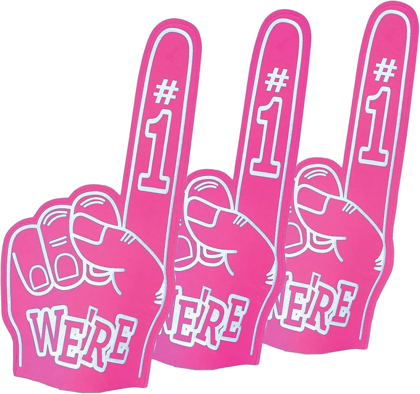 Giant Foam Fingers, We're Number 1