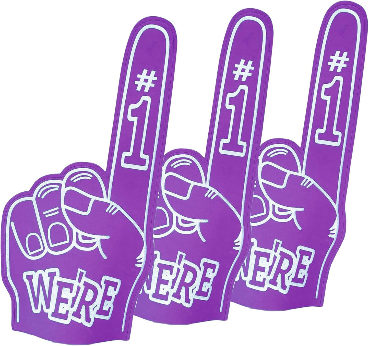 Giant Foam Fingers, We're Number 1